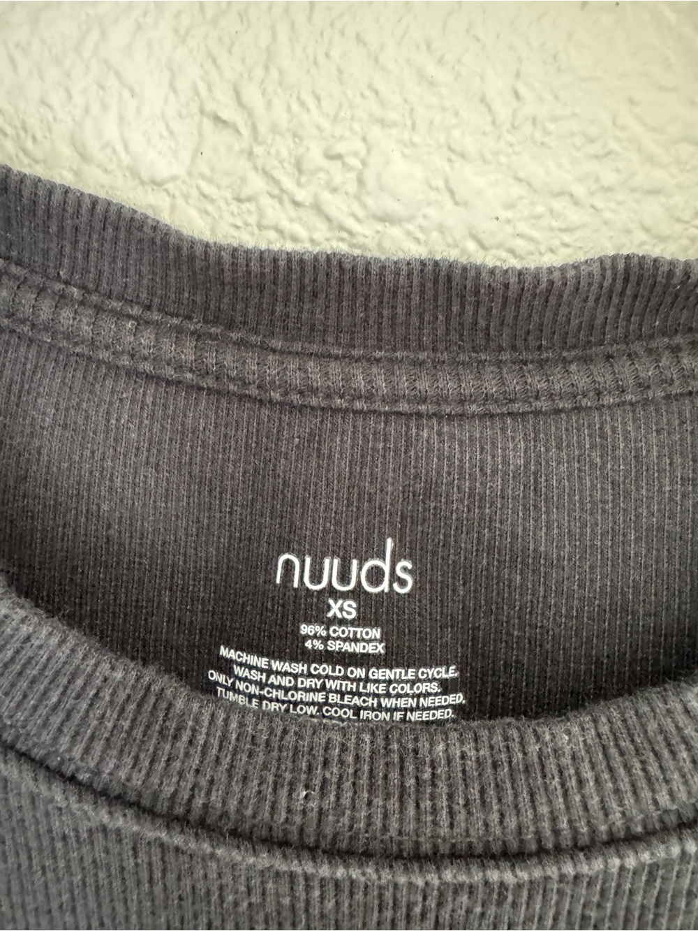 Nuuds Ribbed Bodysuits - set of 2 XS 🖤🤎 - Picture 6 of 6